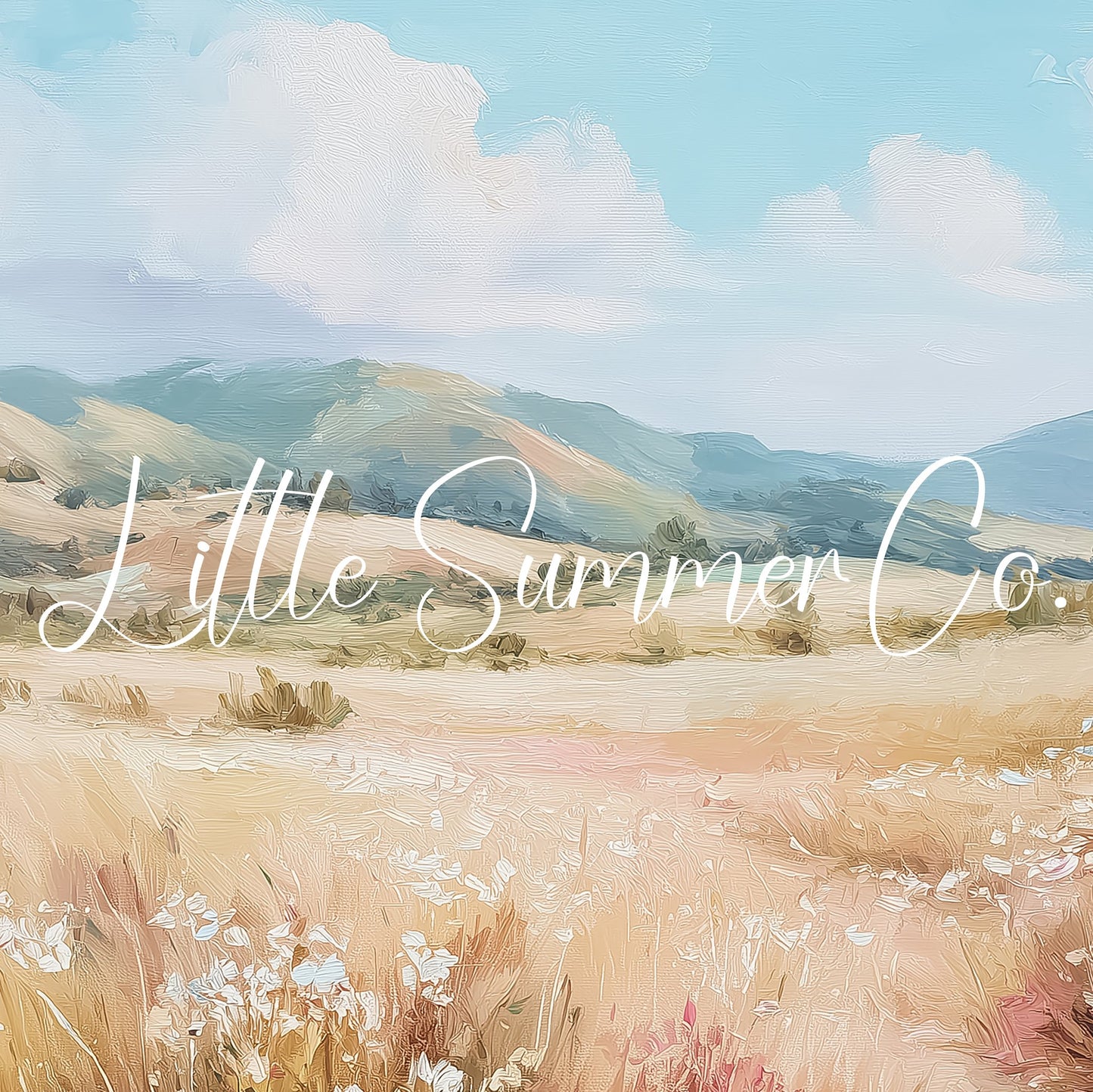 Countryside Hills Frame TV Art displayed on a TV