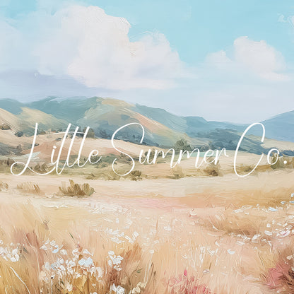 Countryside Hills Frame TV Art displayed on a TV