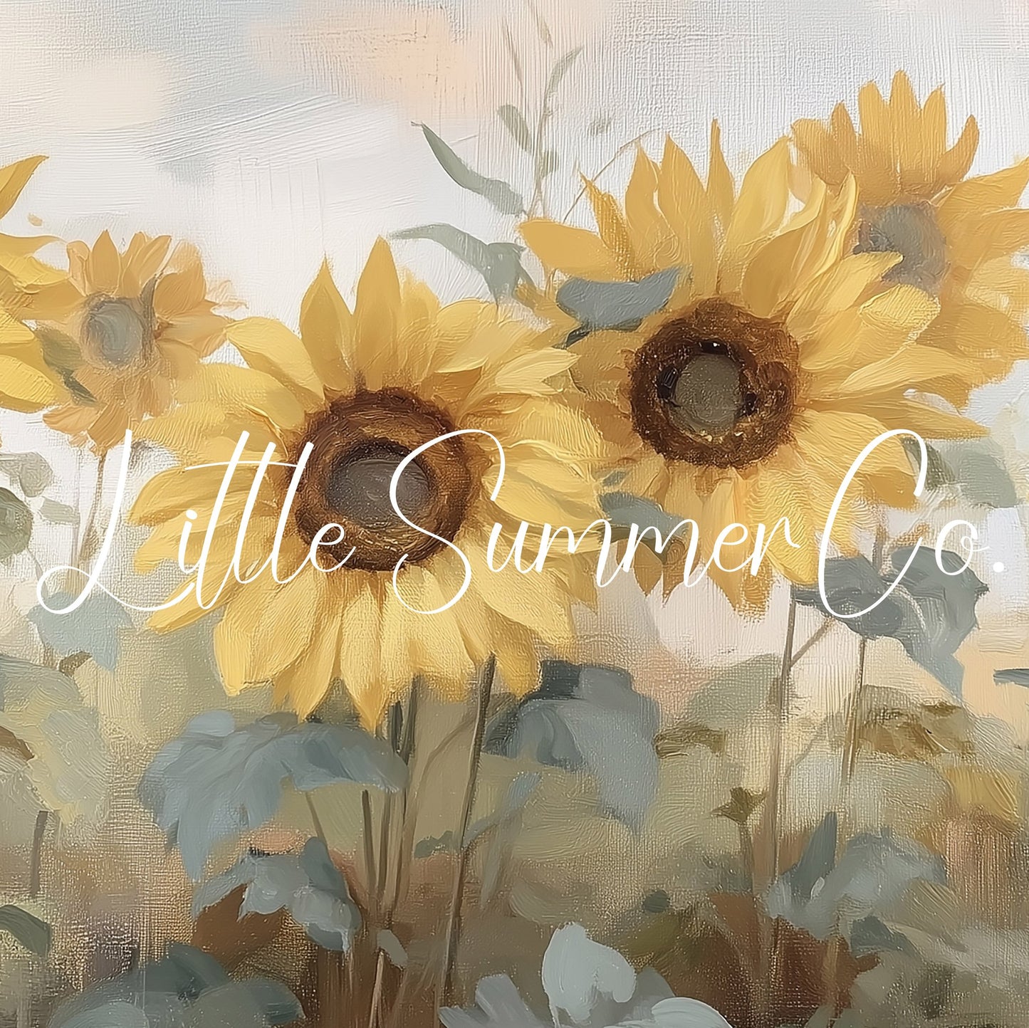 Sunflower Garden Frame TV Art displayed on a TV