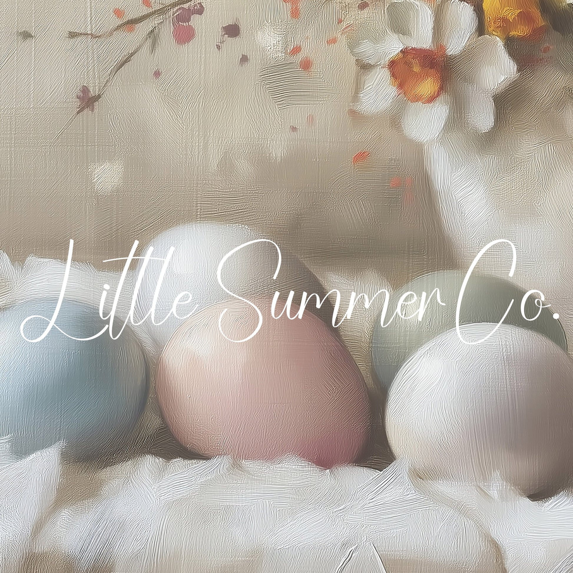 Pastel Easter Eggs Frame TV Art displayed on a TV