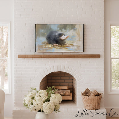 Platypus Frame TV Art displayed on a TV