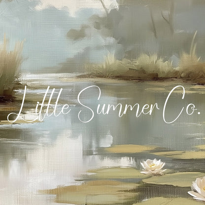 Water Lily Pond Frame TV Art displayed on a TV