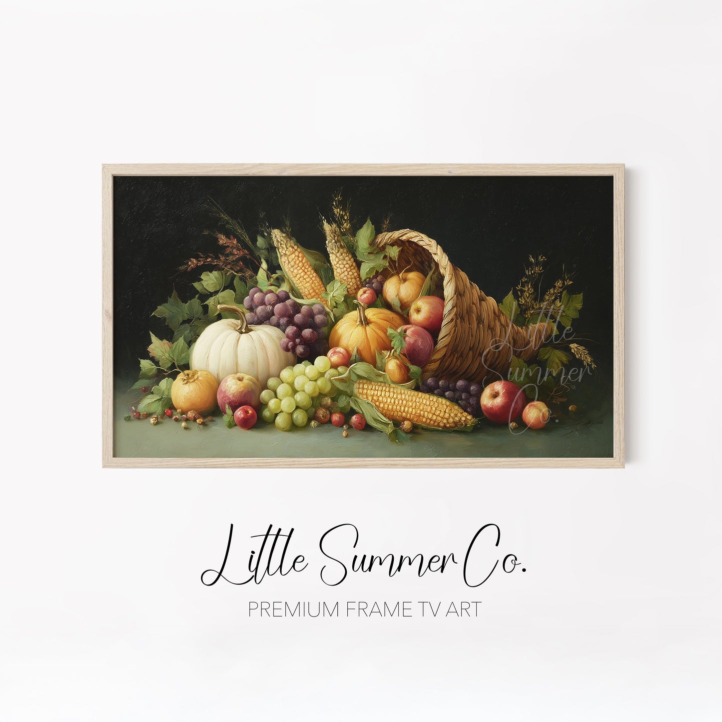 Summer Garden Blooms Frame TV Art Bundle displayed on a TV