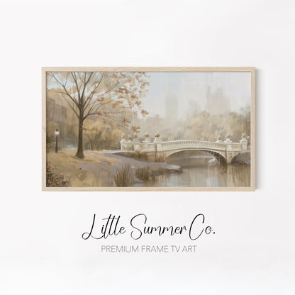 Timeless City Scenes Frame TV Art Bundle displayed on a TV
