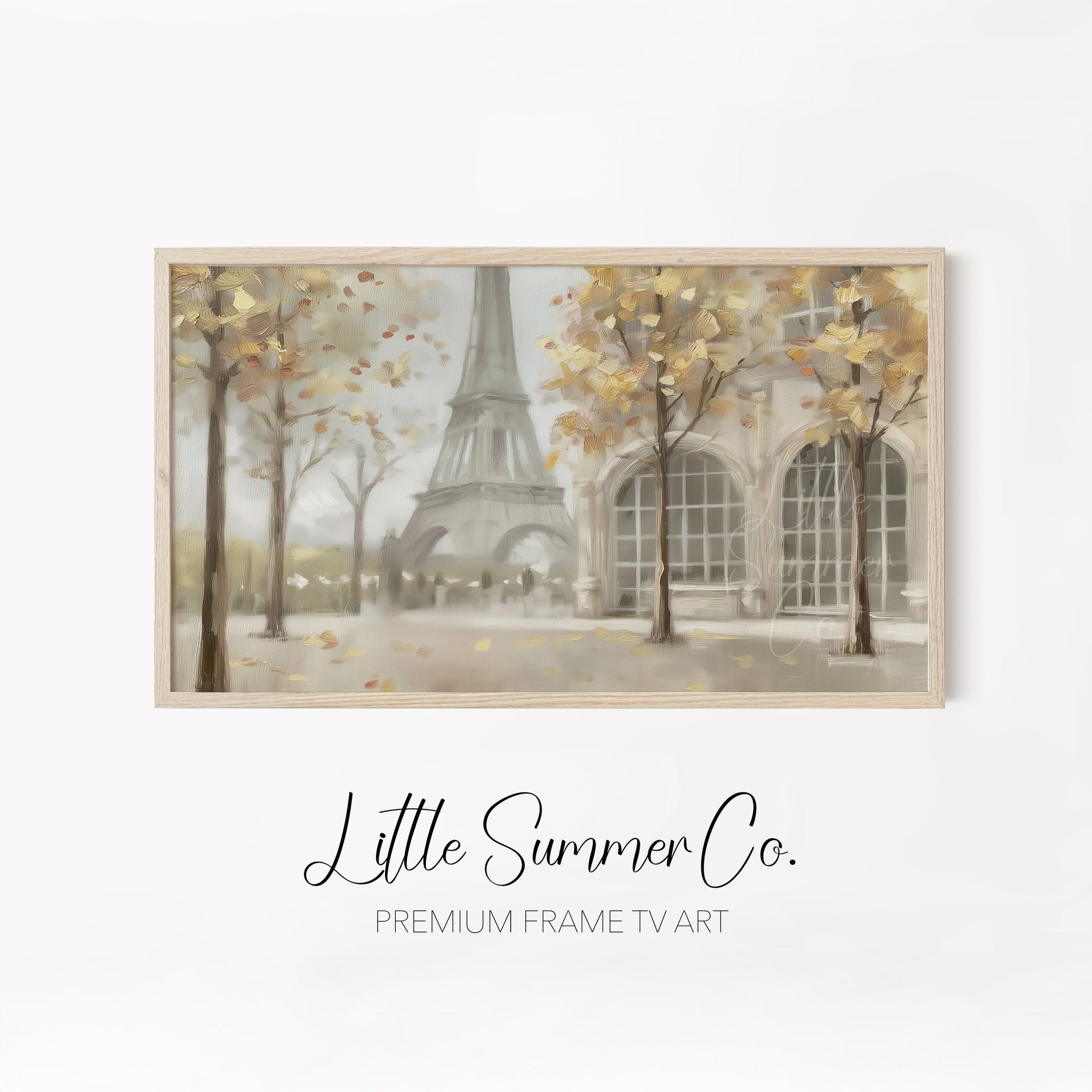 Timeless City Scenes Frame TV Art Bundle displayed on a TV