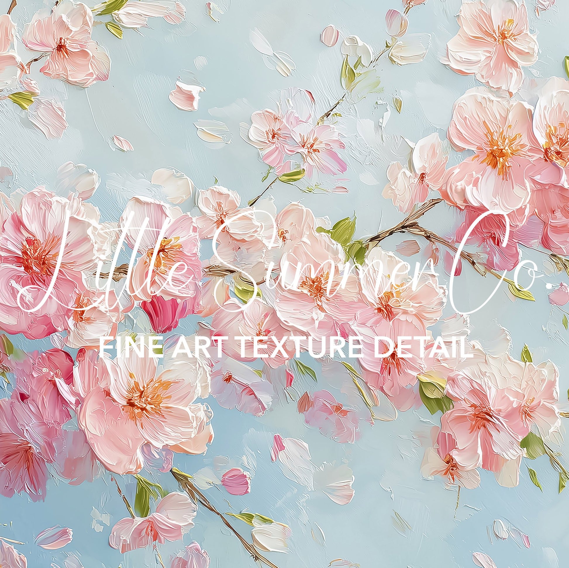 Pastel Blossom Collection Frame TV Art Bundle displayed on a TV