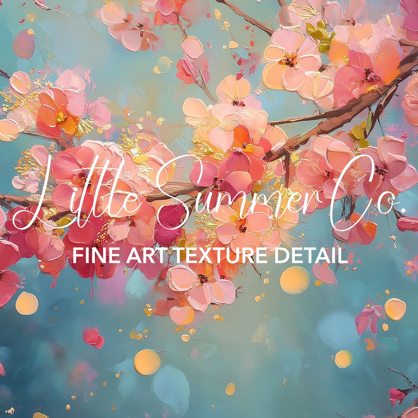 Moonlit Flower Meadows Frame TV Art Bundle displayed on a TV