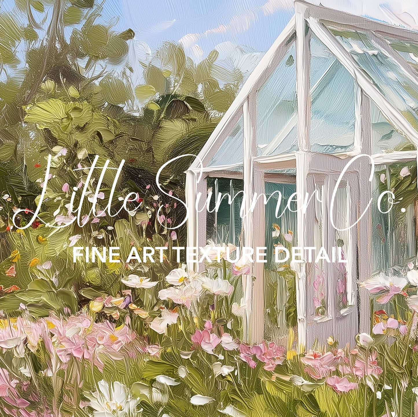 Summer Garden Escape Frame TV Art Bundle displayed on a TV