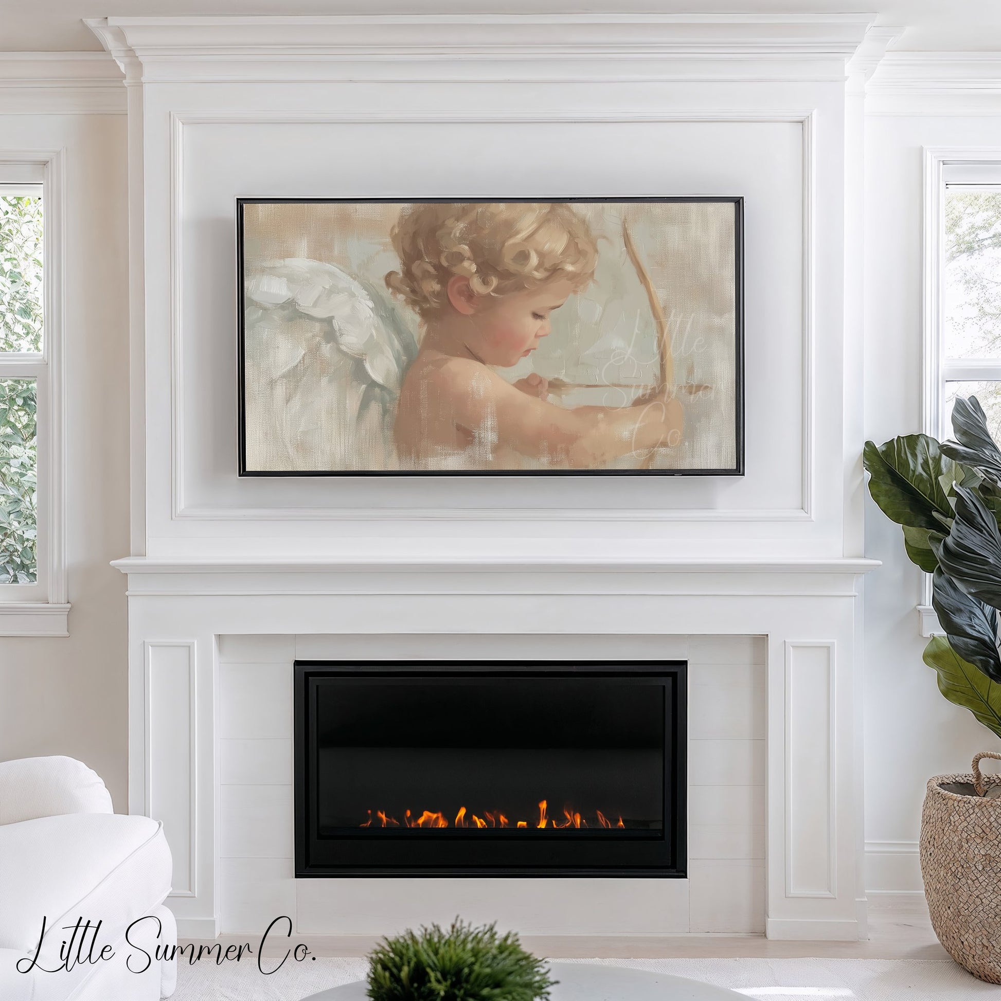 Romantic Keepsakes Frame TV Art Bundle displayed on a TV