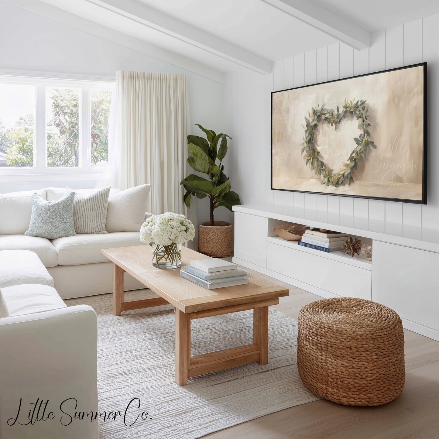 Romantic Keepsakes Frame TV Art Bundle displayed on a TV