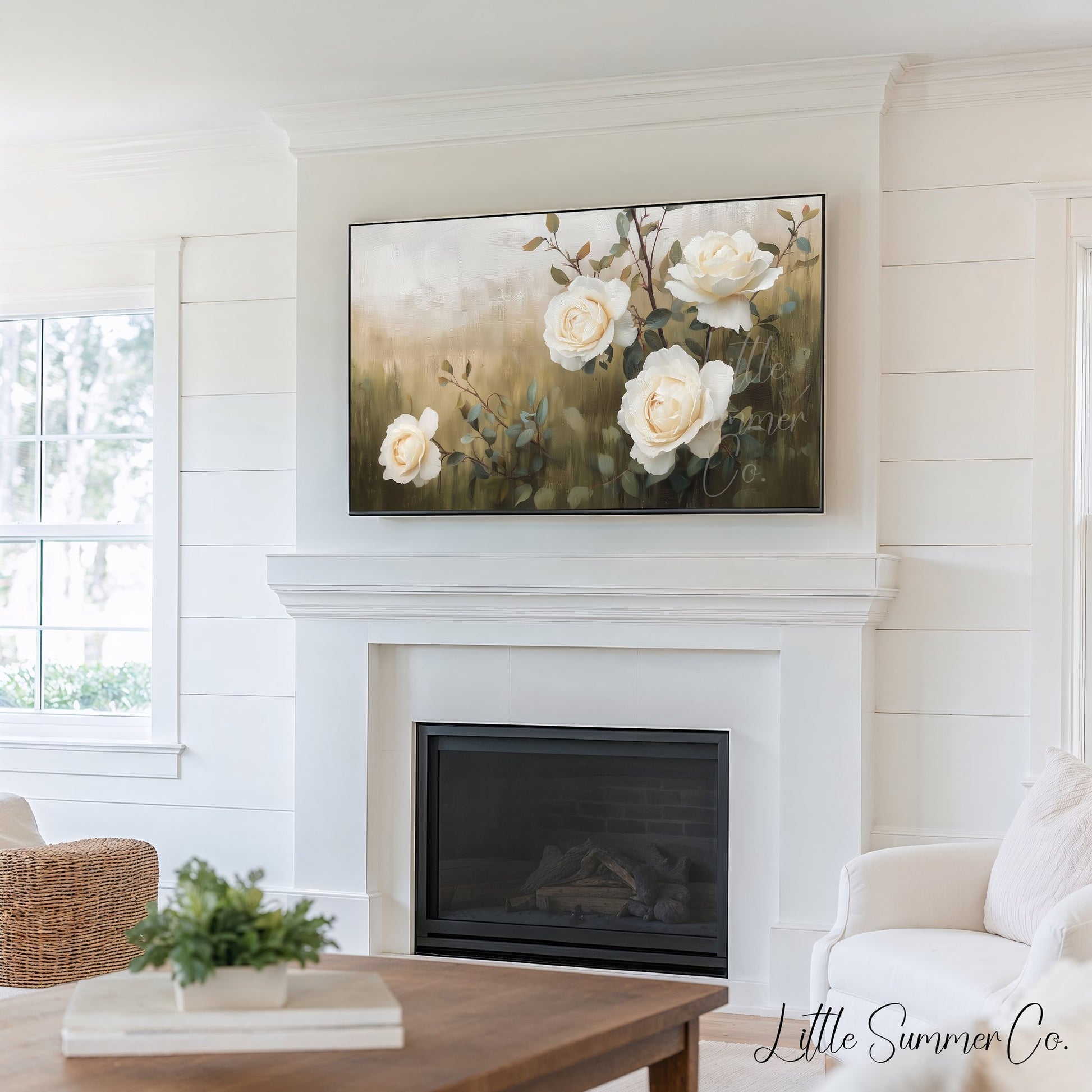 Romantic Keepsakes Frame TV Art Bundle displayed on a TV