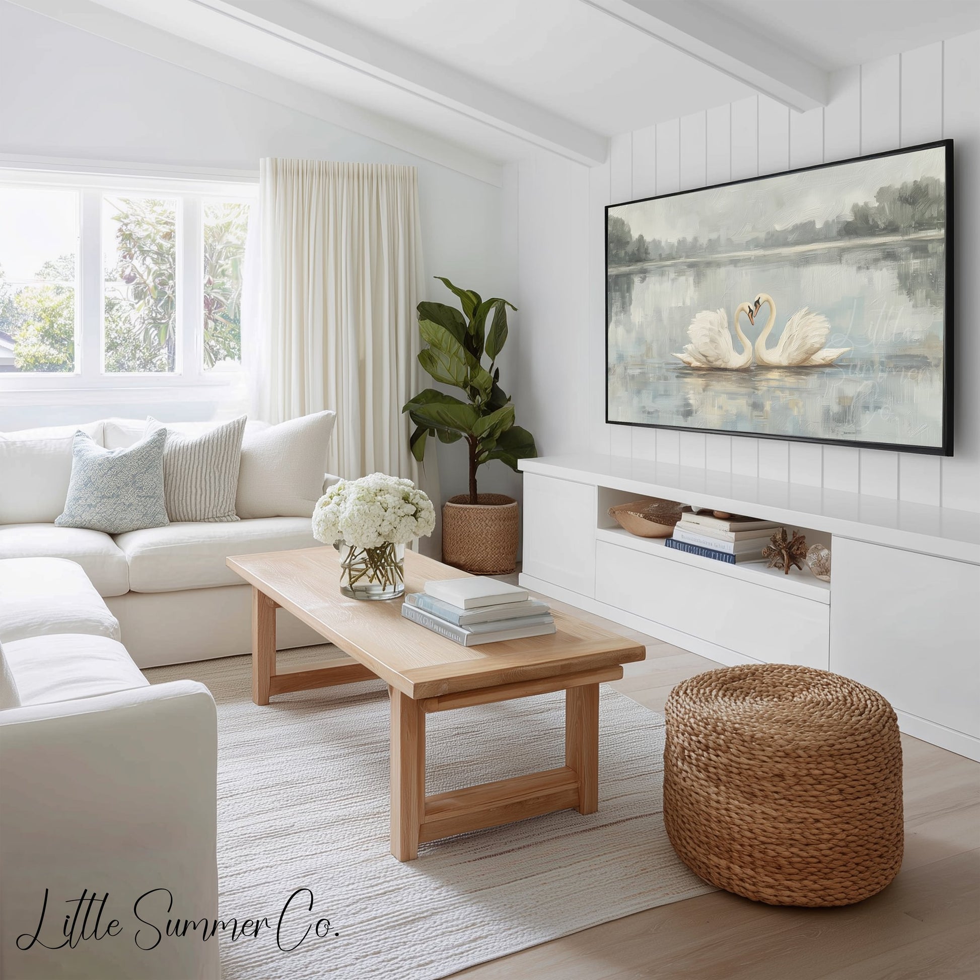 Romantic Moments Frame TV Art Bundle displayed on a TV