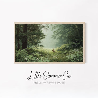 Woodland Spring Scenes Frame TV Art Bundle displayed on a TV