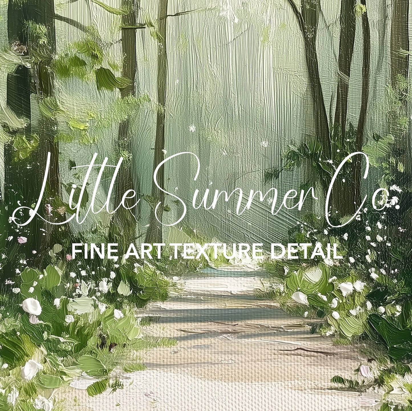 Woodland Spring Scenes Frame TV Art Bundle displayed on a TV
