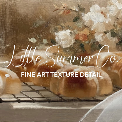 Rustic Bakery Frame TV Art Bundle displayed on a TV