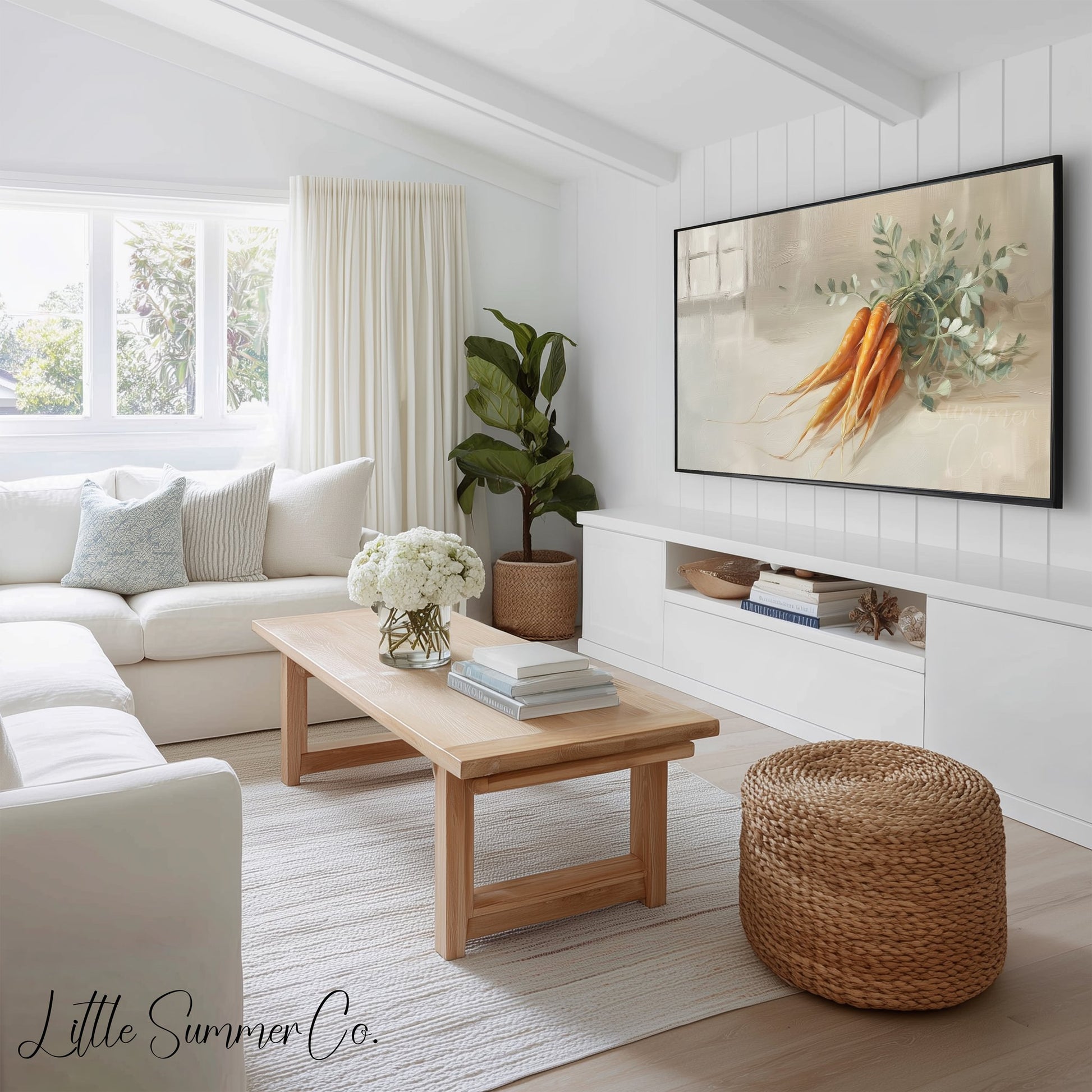 Rustic Bakery Frame TV Art Bundle displayed on a TV