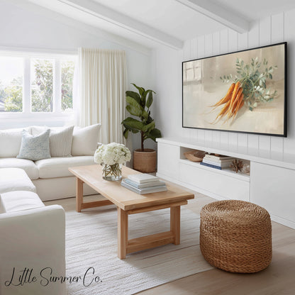 Rustic Bakery Frame TV Art Bundle displayed on a TV