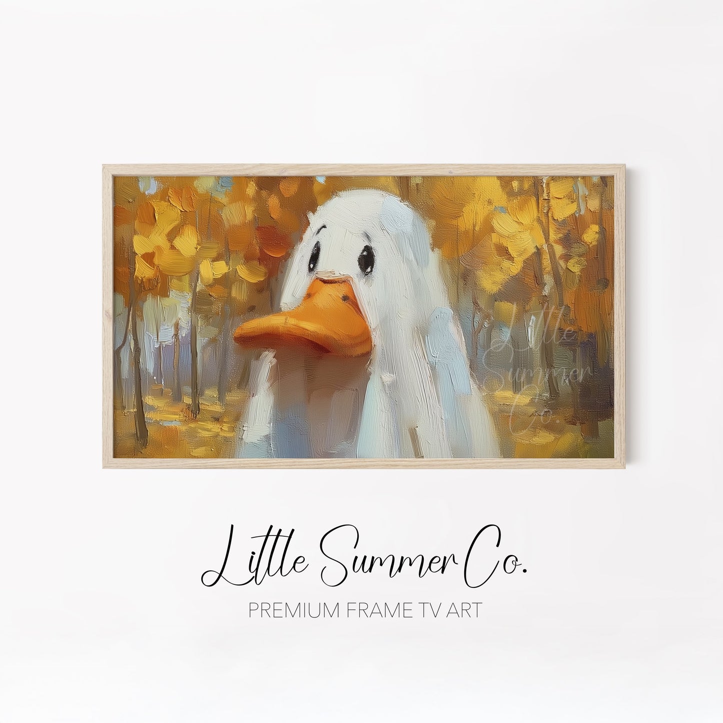 Cute Spooky Creatures Frame TV Art Bundle displayed on a TV