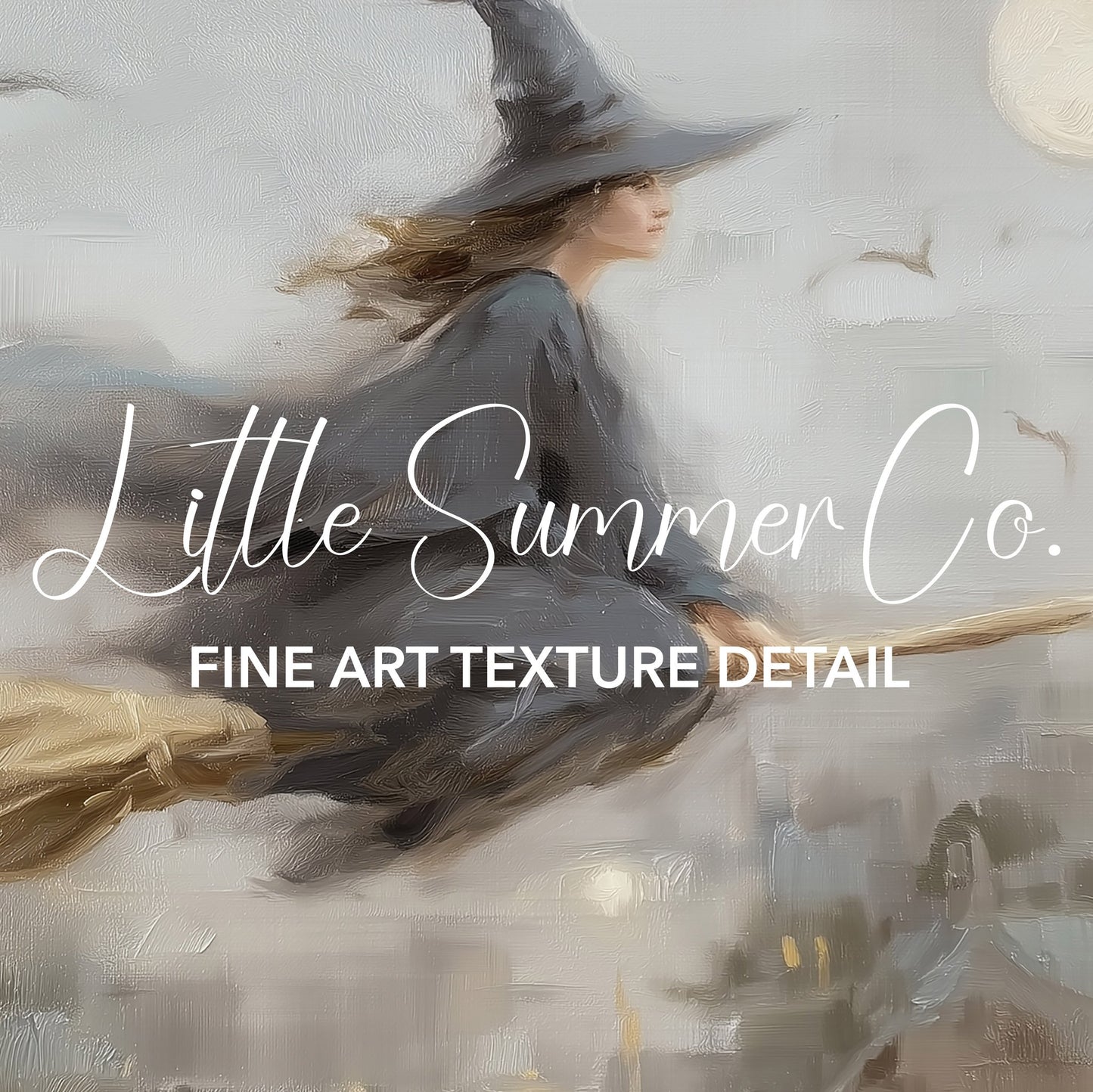 Spellbound Witch Scenes Frame TV Art Bundle displayed on a TV