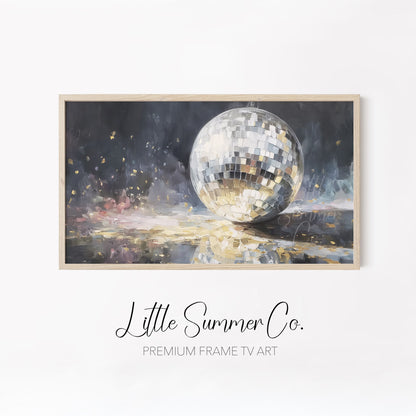 Party Sparkle Frame TV Art Bundle displayed on a TV