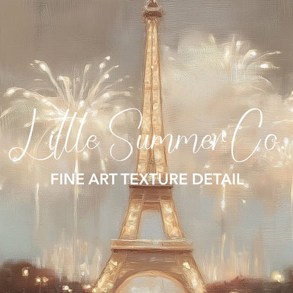 World City Fireworks Frame TV Art Bundle displayed on a TV