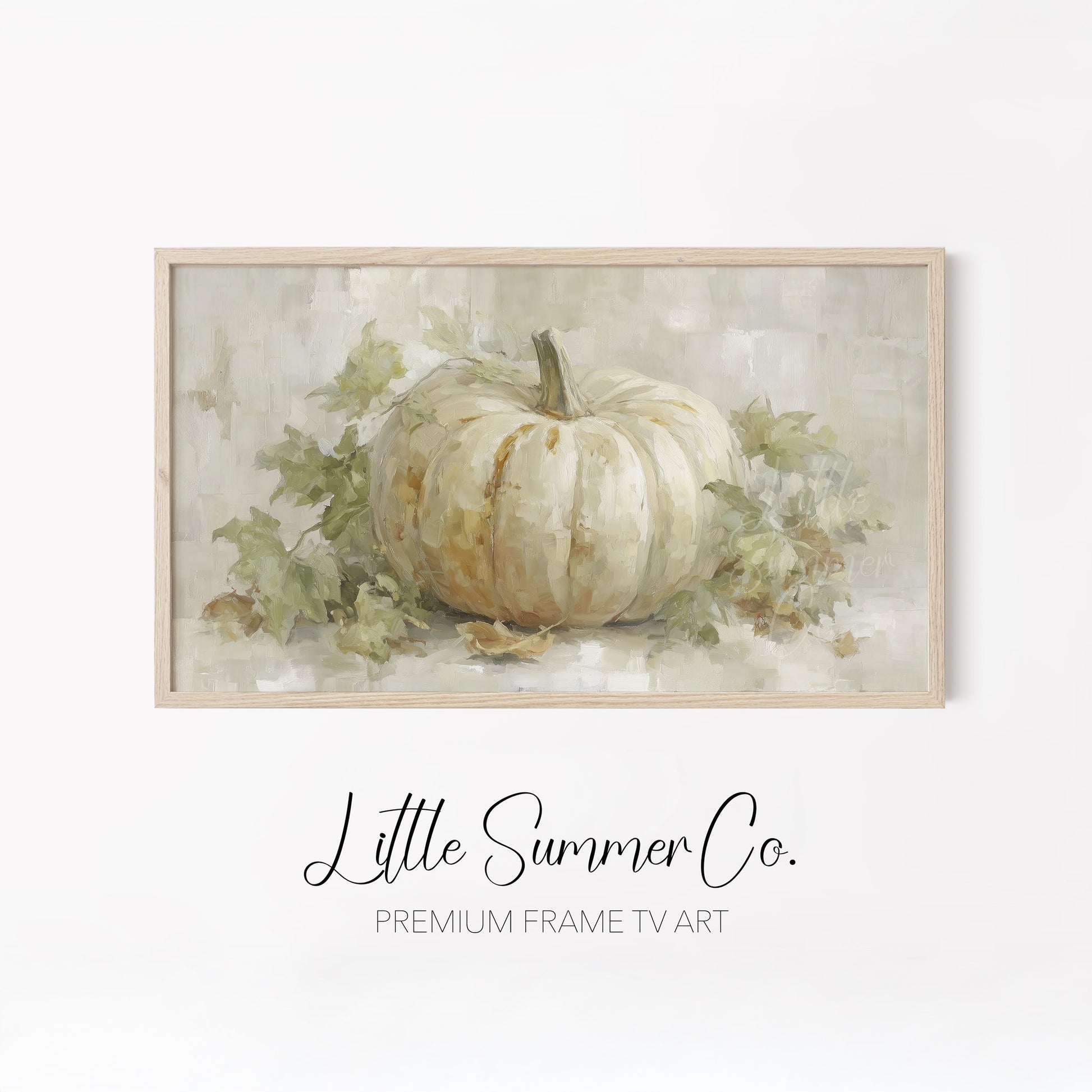 Thanksgiving Harvest Frame TV Art Bundle displayed on a TV