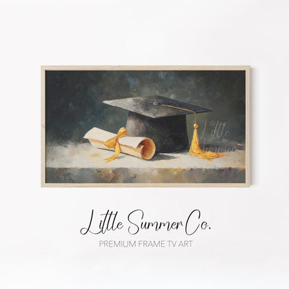 Academic Keepsakes Frame TV Art Bundle displayed on a TV