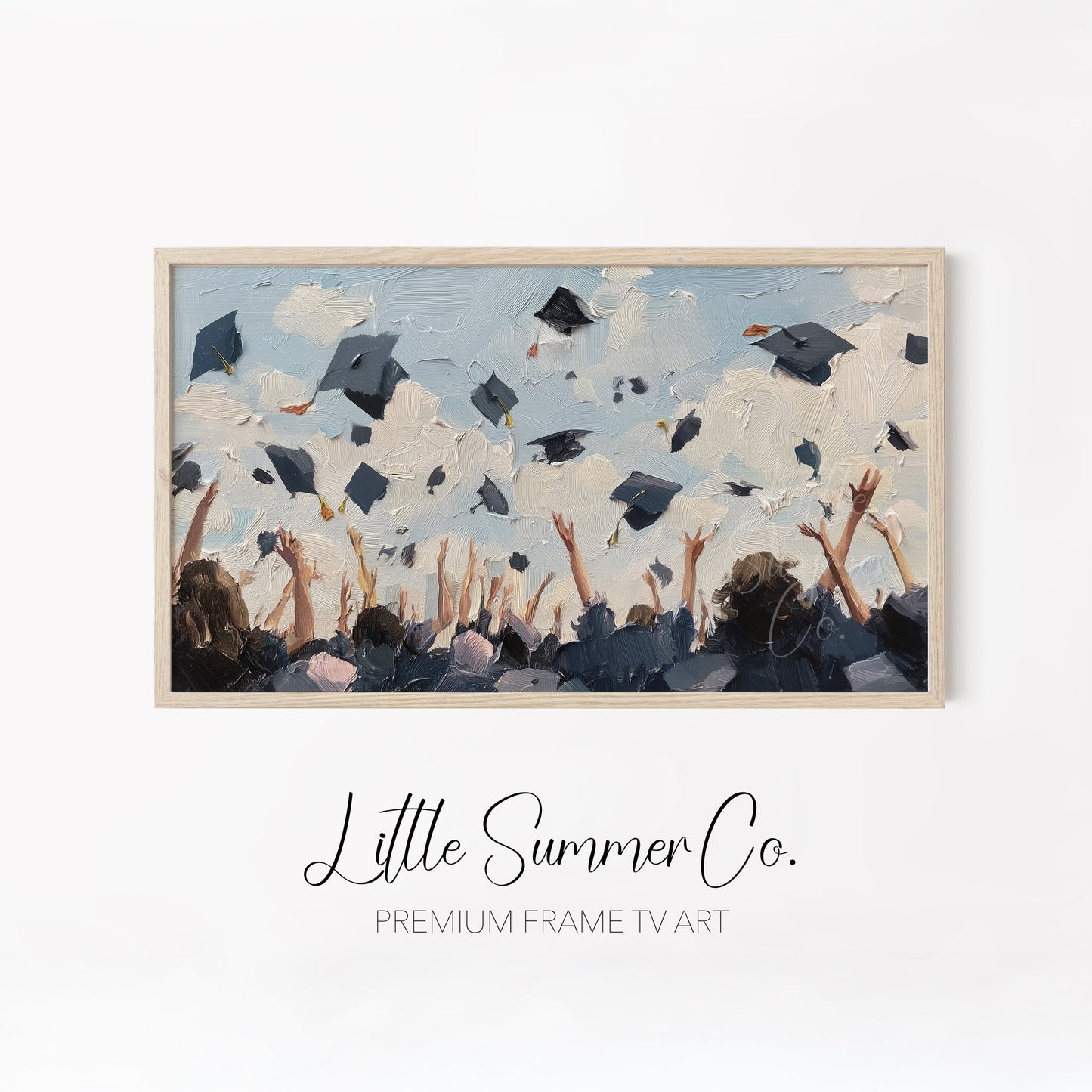 Academic Keepsakes Frame TV Art Bundle displayed on a TV