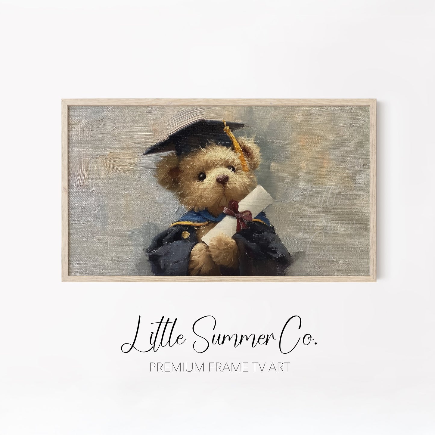Academic Keepsakes Frame TV Art Bundle displayed on a TV