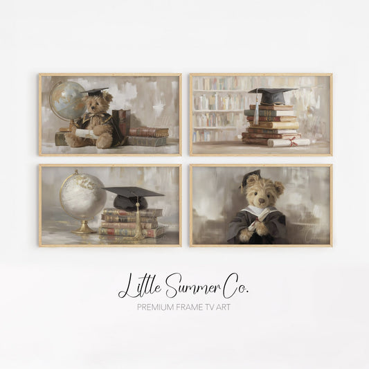 Scholar Keepsakes Frame TV Art Bundle displayed on a TV