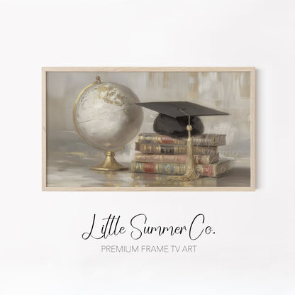 Scholar Keepsakes Frame TV Art Bundle displayed on a TV