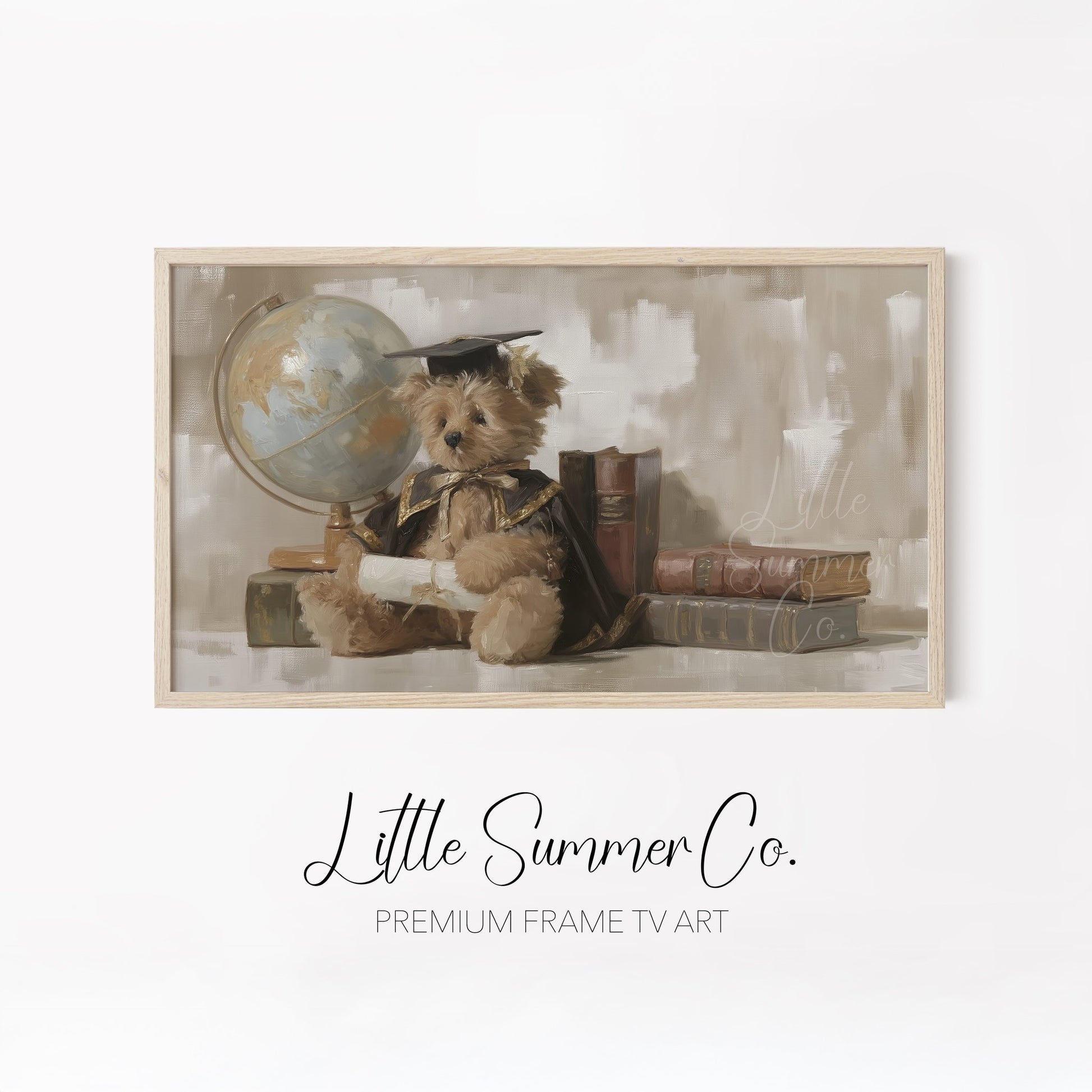 Scholar Keepsakes Frame TV Art Bundle displayed on a TV