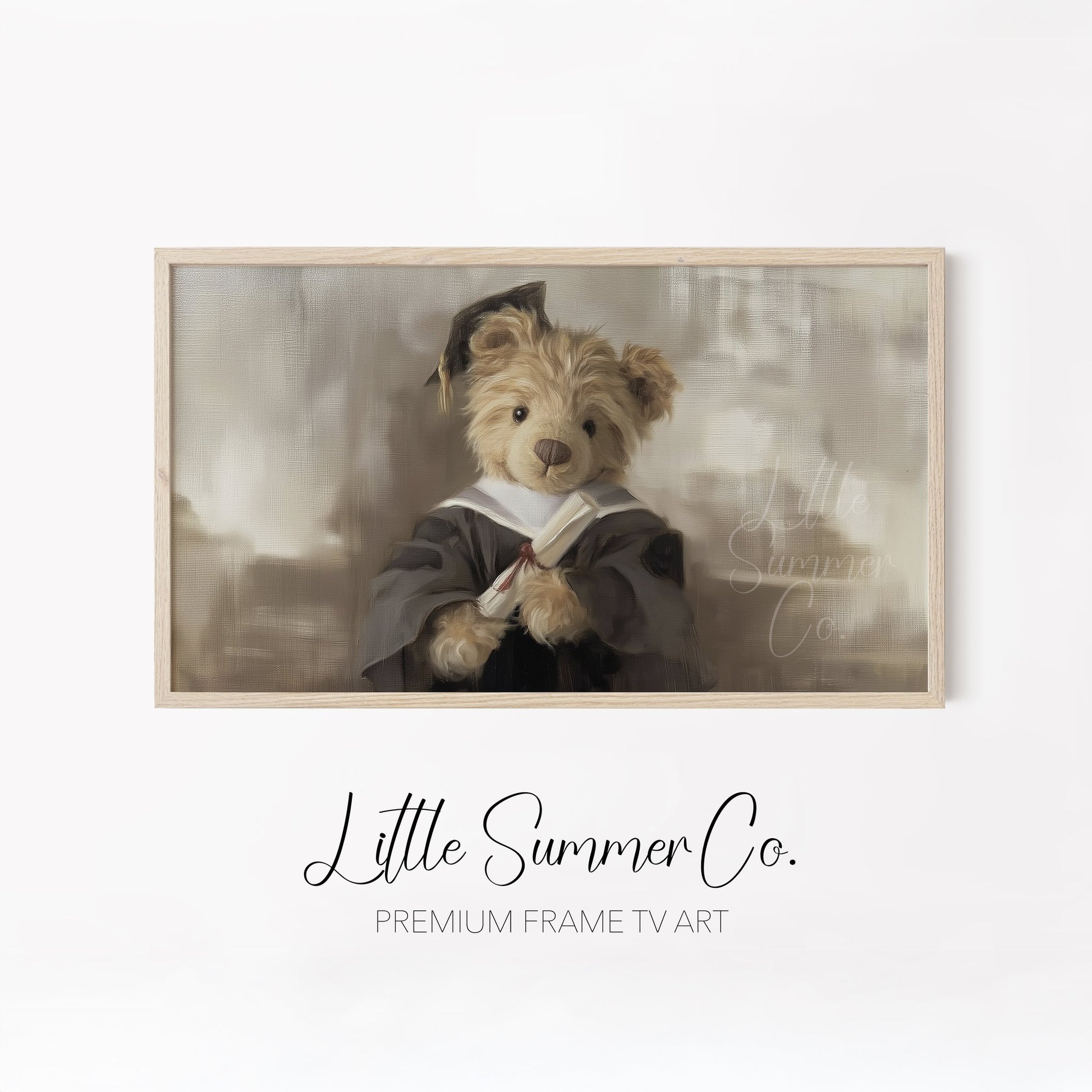 Scholar Keepsakes Frame TV Art Bundle displayed on a TV