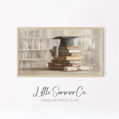 Scholar Keepsakes Frame TV Art Bundle displayed on a TV