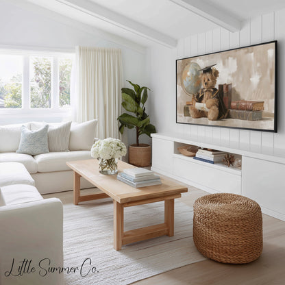 Scholar Keepsakes Frame TV Art Bundle displayed on a TV