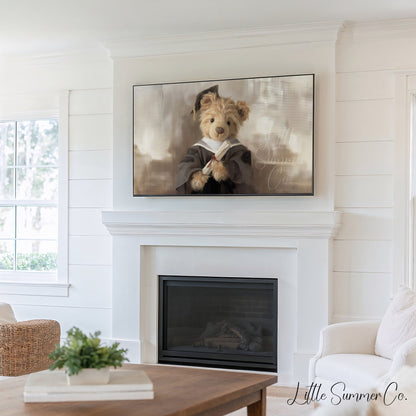 Scholar Keepsakes Frame TV Art Bundle displayed on a TV