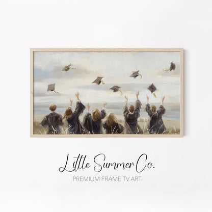 Cap Toss Celebration Frame TV Art Bundle displayed on a TV