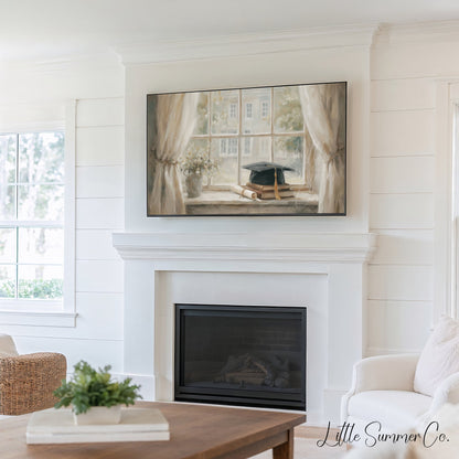 Cap Toss Celebration Frame TV Art Bundle displayed on a TV