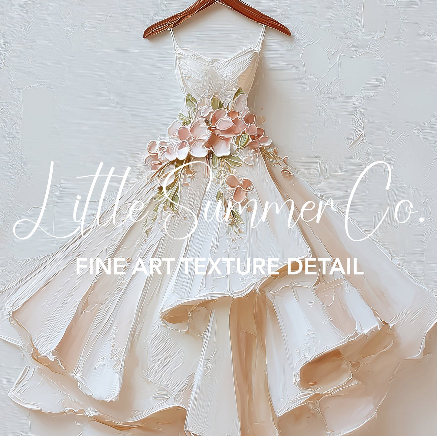 Bridal Day Details Frame TV Art Bundle displayed on a TV
