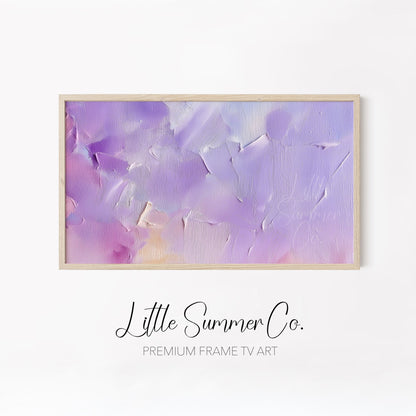 Soft Pastel Palette Frame TV Art Bundle displayed on a TV