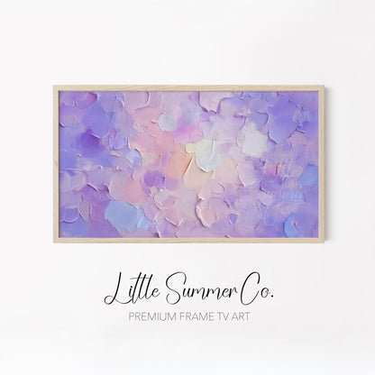 Soft Pastel Palette Frame TV Art Bundle displayed on a TV