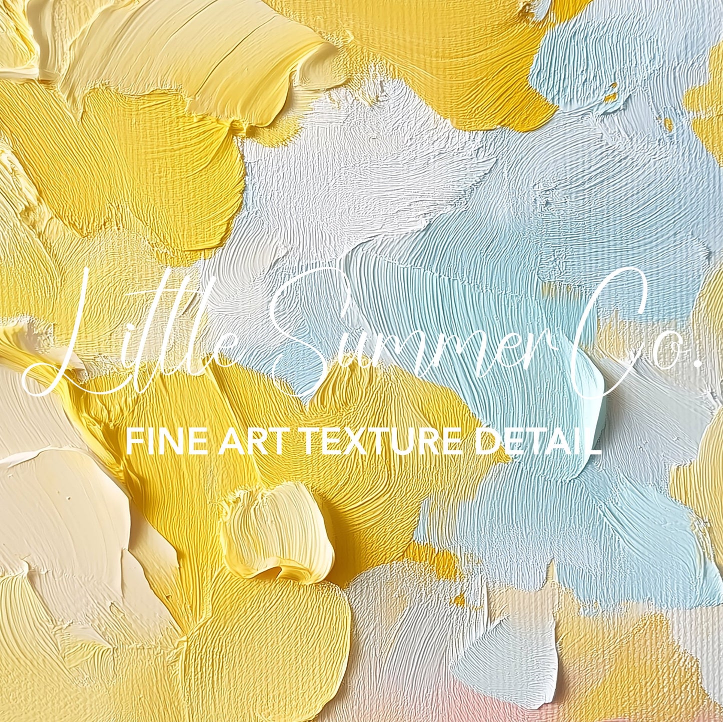 Butter Yellow Layers Frame TV Art Bundle displayed on a TV
