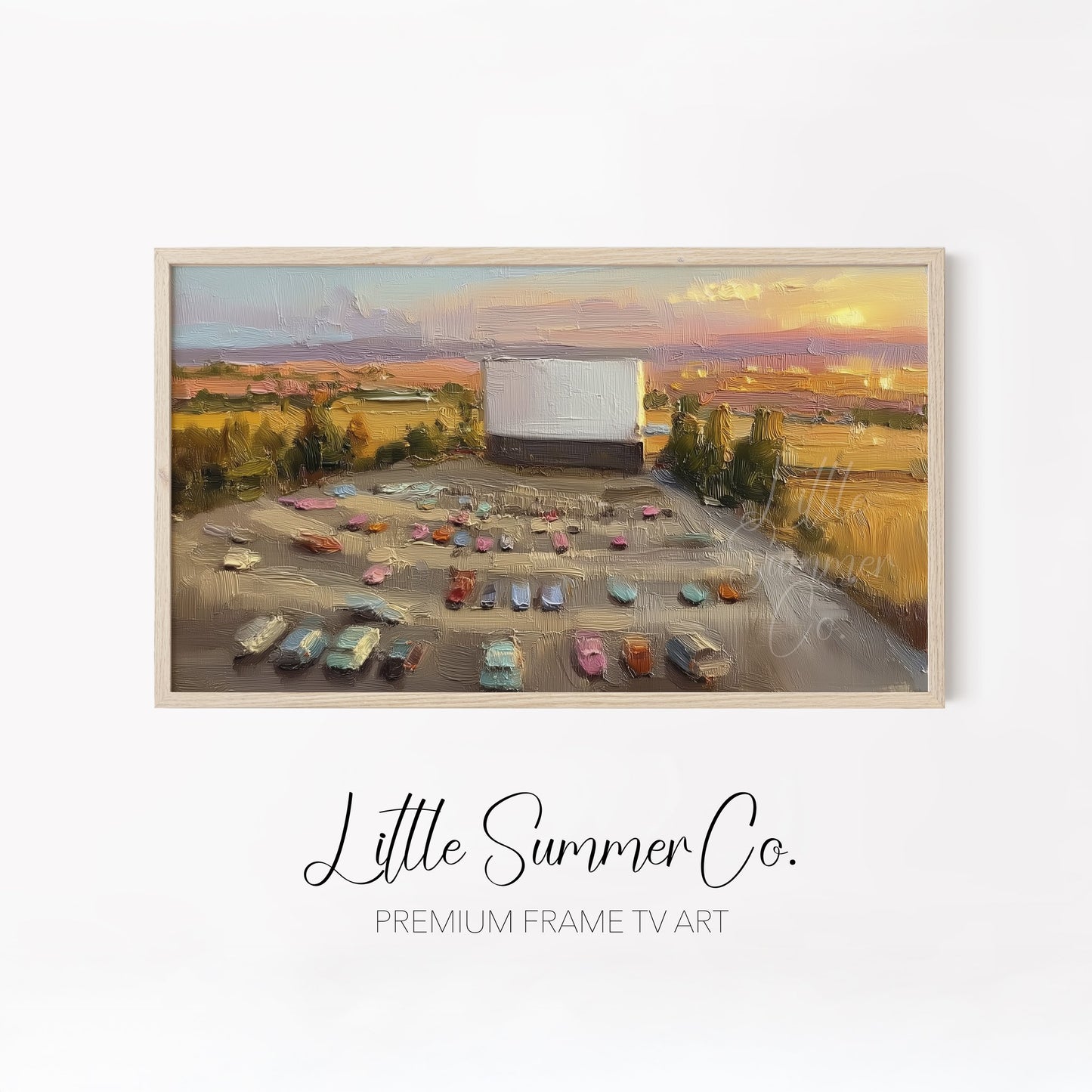 Movie Night Frame TV Art Bundle displayed on a TV