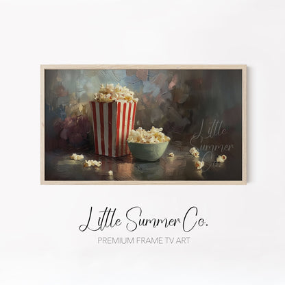 Movie Night Frame TV Art Bundle displayed on a TV