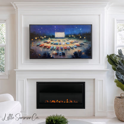 Movie Night Frame TV Art Bundle displayed on a TV