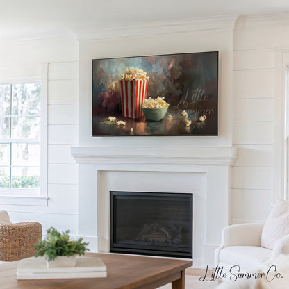 Movie Night Frame TV Art Bundle displayed on a TV