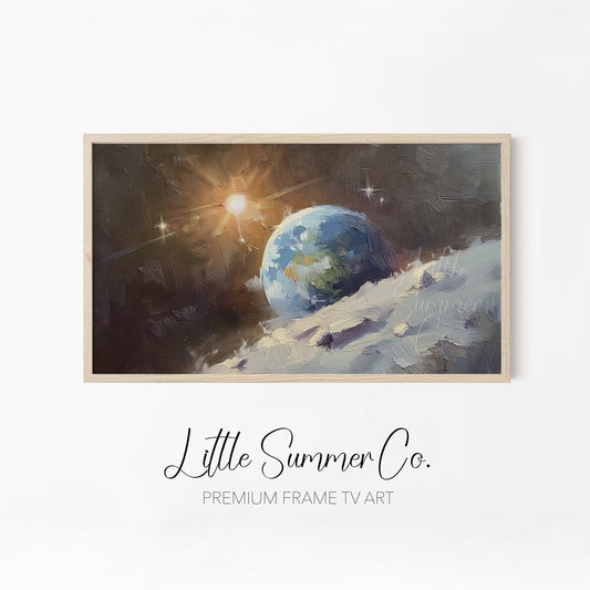 Celestial Sky Frame TV Art Bundle displayed on a TV