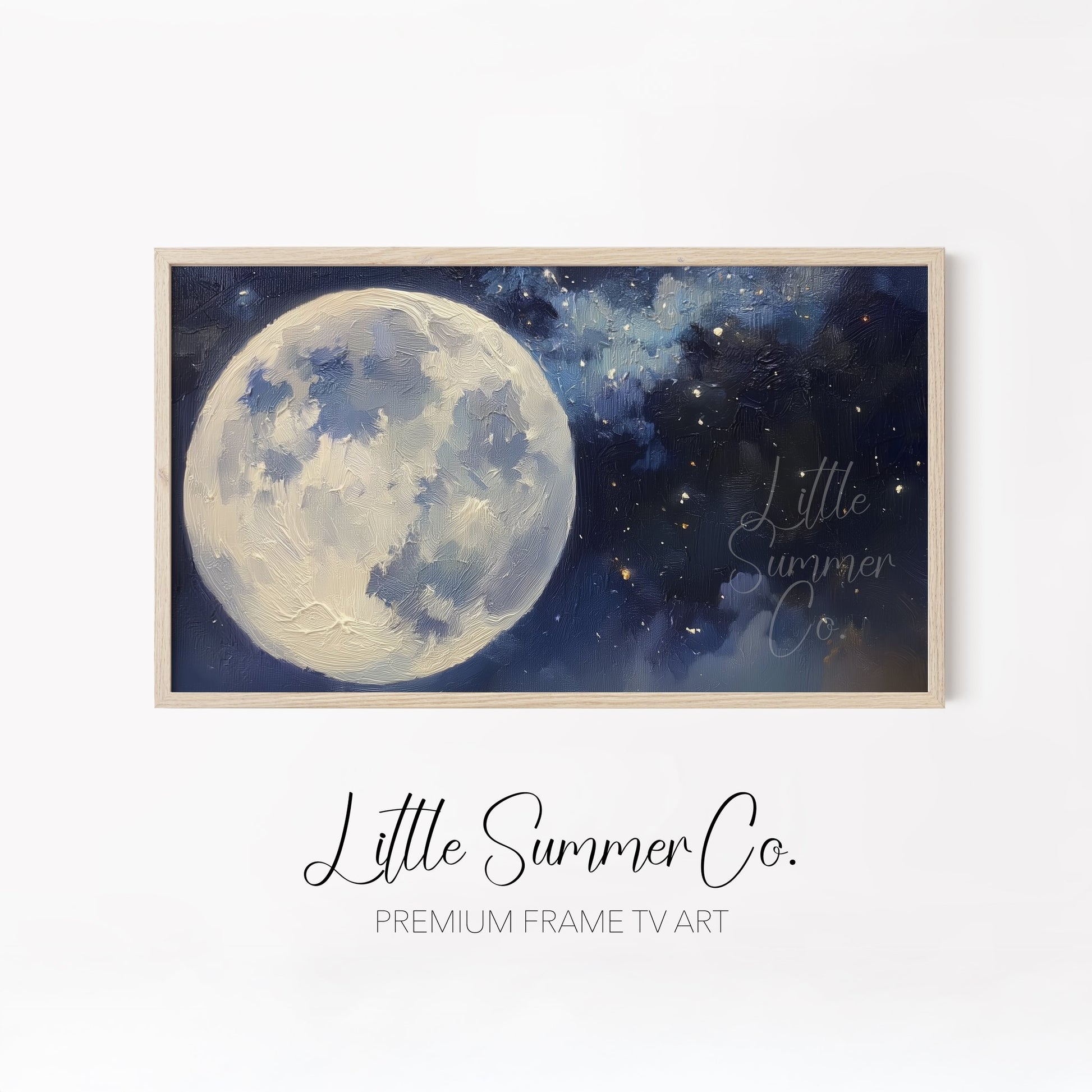 Celestial Sky Frame TV Art Bundle displayed on a TV