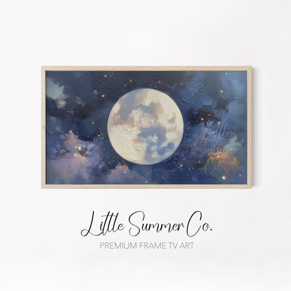 Celestial Sky Frame TV Art Bundle displayed on a TV