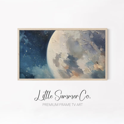 Celestial Sky Frame TV Art Bundle displayed on a TV
